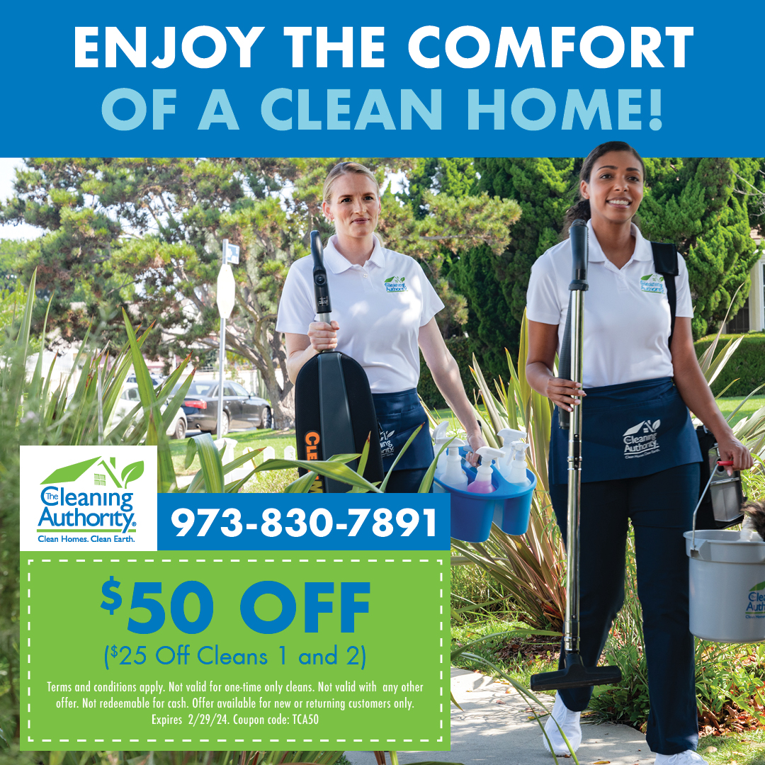$50 Off Coupon with image of two cleaners